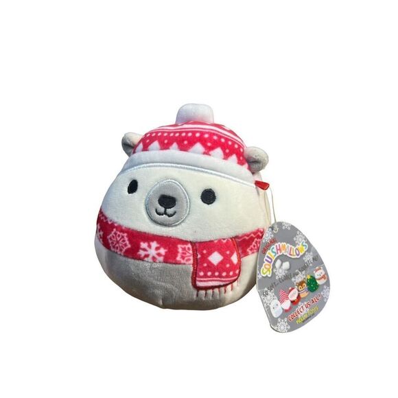 Santa, Candy Cane, and Brooke Squishmallow, 3 Christmas plushies - Picture 3 of 15